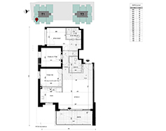  בניין 1 | 4 חדרים | טיפוס D